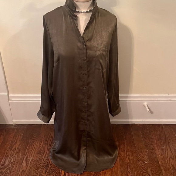 Button down Sheath Dress - Picture 1 of 8